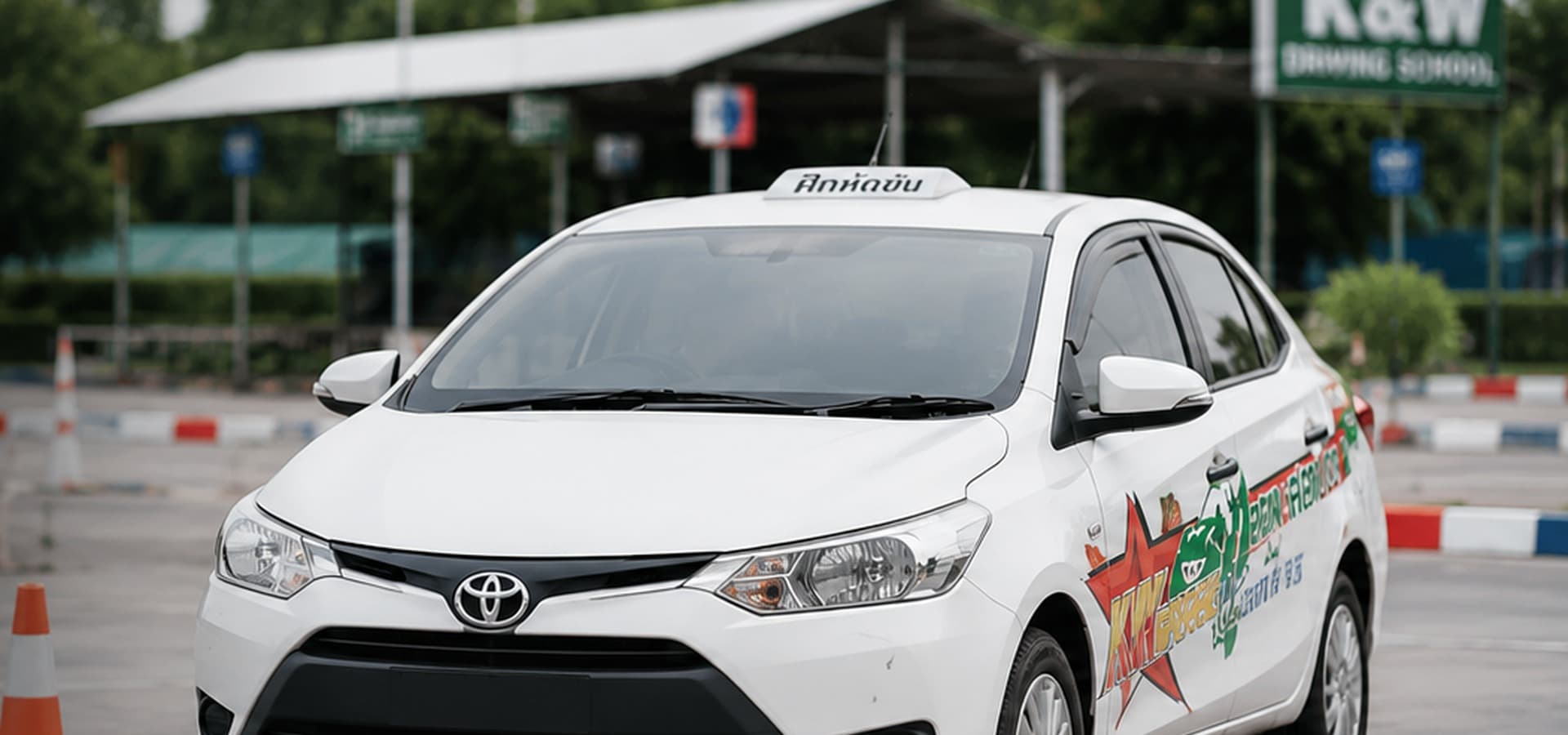 รถฝึกขับของ KW Driving School